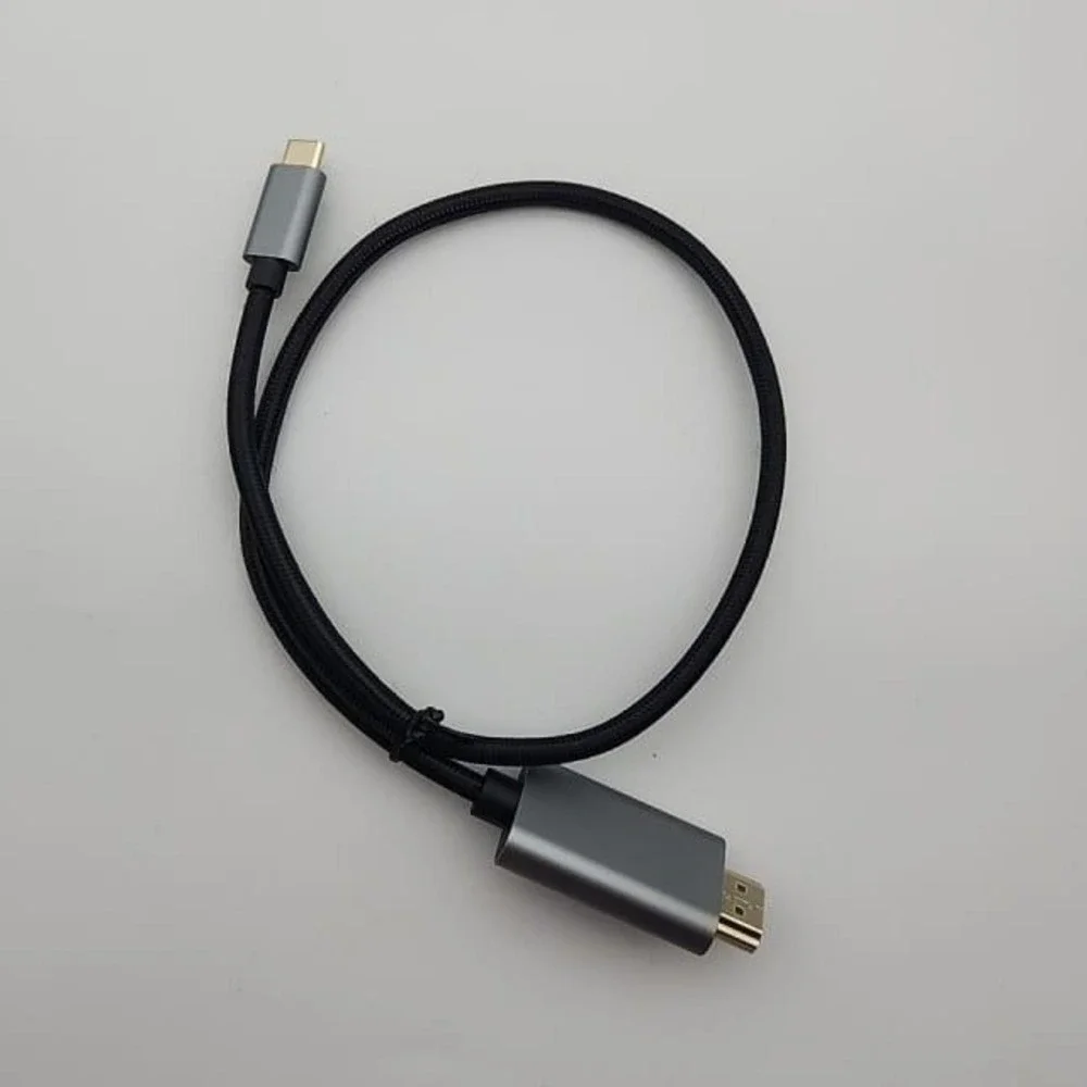 USB-C to HDMI Adapter 4K 60Hz MacBook Pro/Air Compatible Type C to HDMI 2.0 Cabl